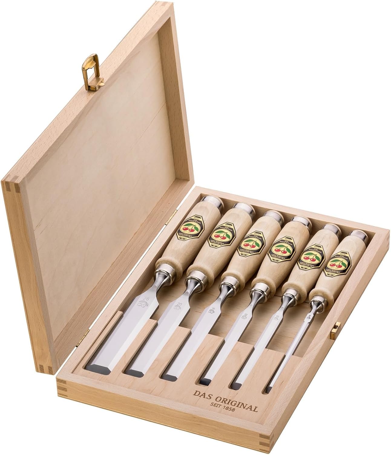 Kirschen 1101000 6-Piece Chisel Set in Wood Box