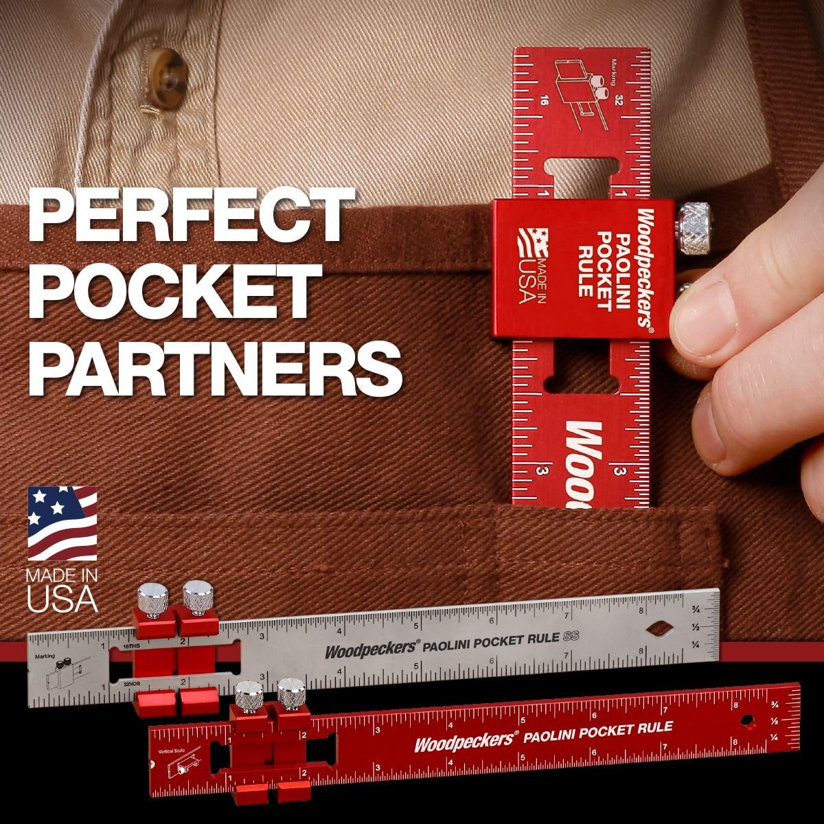 Woodpeckers Paolini Pocket Rule